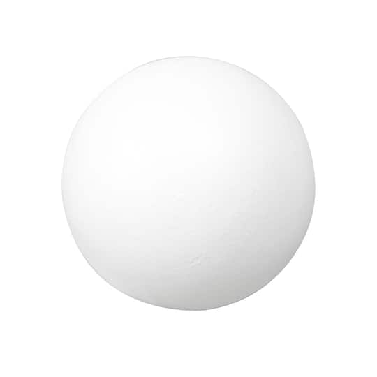 12 Pack: 5.6&#x22; White Foam Ball by Ashland&#xAE;